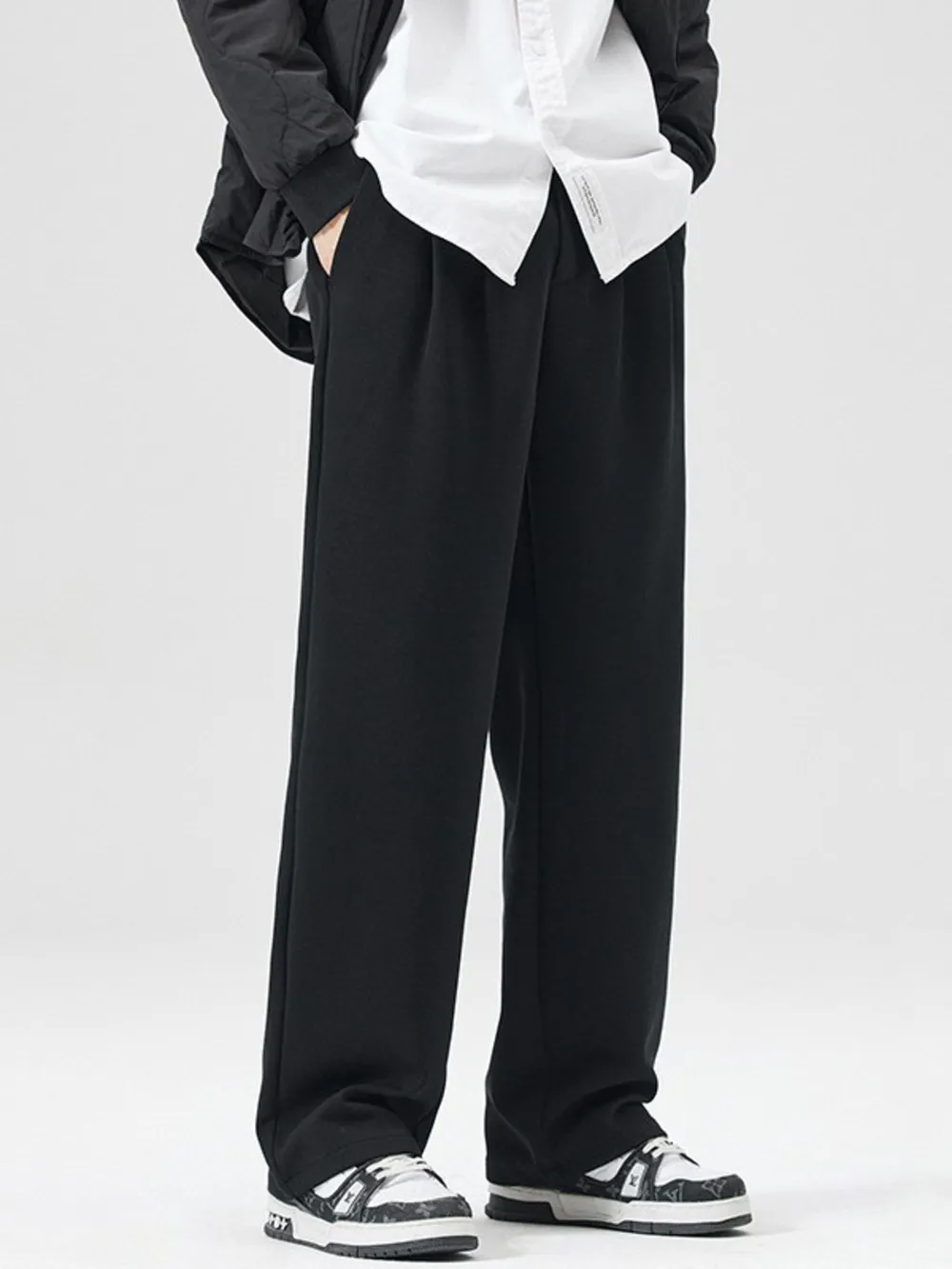 Men's Full Size Casual Loose-Fit Pants Plus Size, image 3