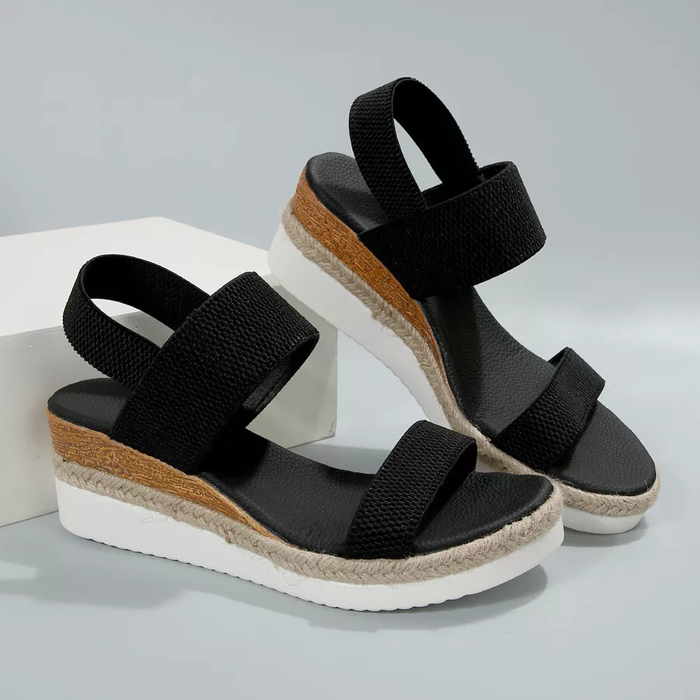 Open Toe Wedge Sandals, image 2