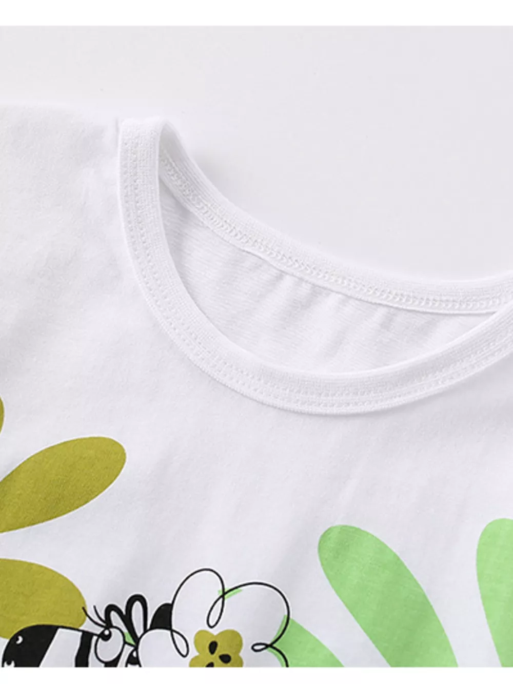 Children's Cartoon Zebra Print Short Sleeve T-Shirt, image 3
