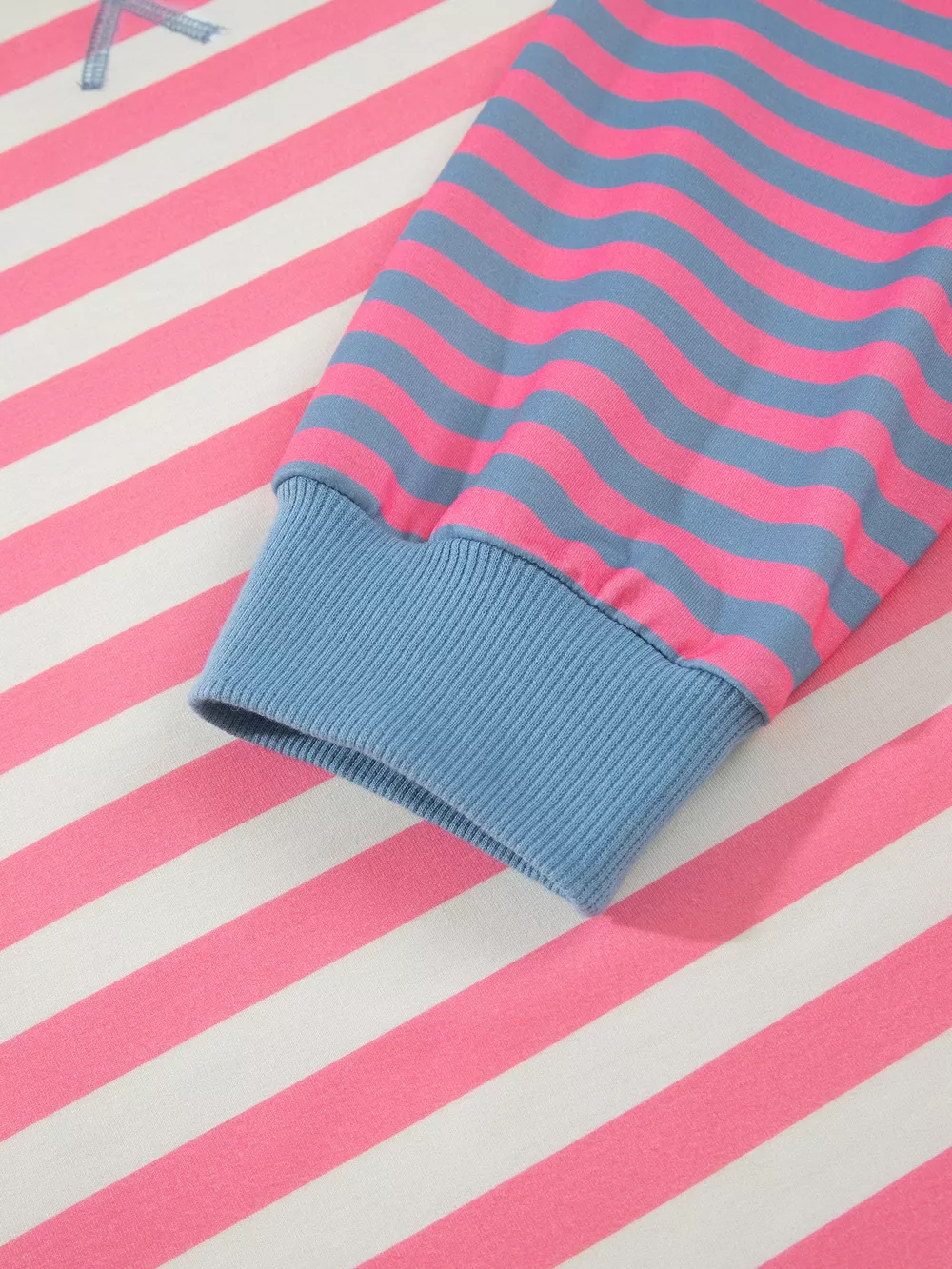 Plus Size Color Block Striped Crewneck Long Sleeve Shift Tunic Sweatshirt, image 7