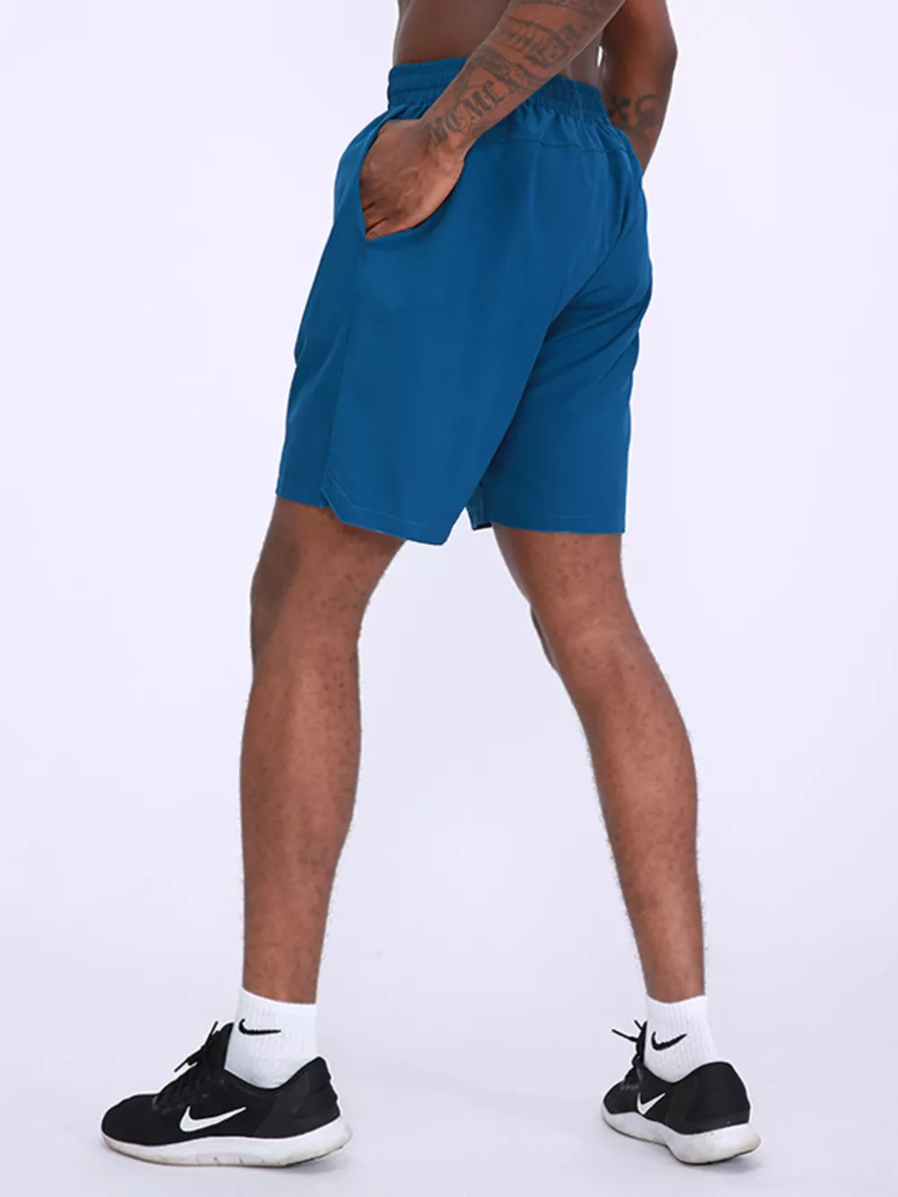 Men's Plus Size Elastic Waist Active Shorts, image 4