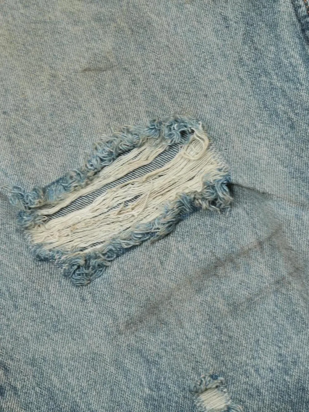 Men's Distressed Wide Leg Jeans, image 15