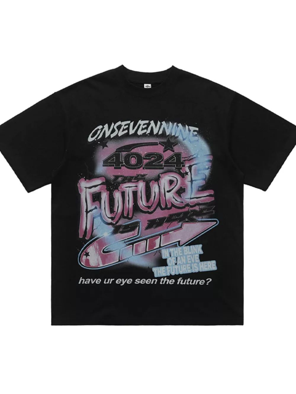 Men's Onsevennine Future Graphic Oversized T-Shirt, image 3