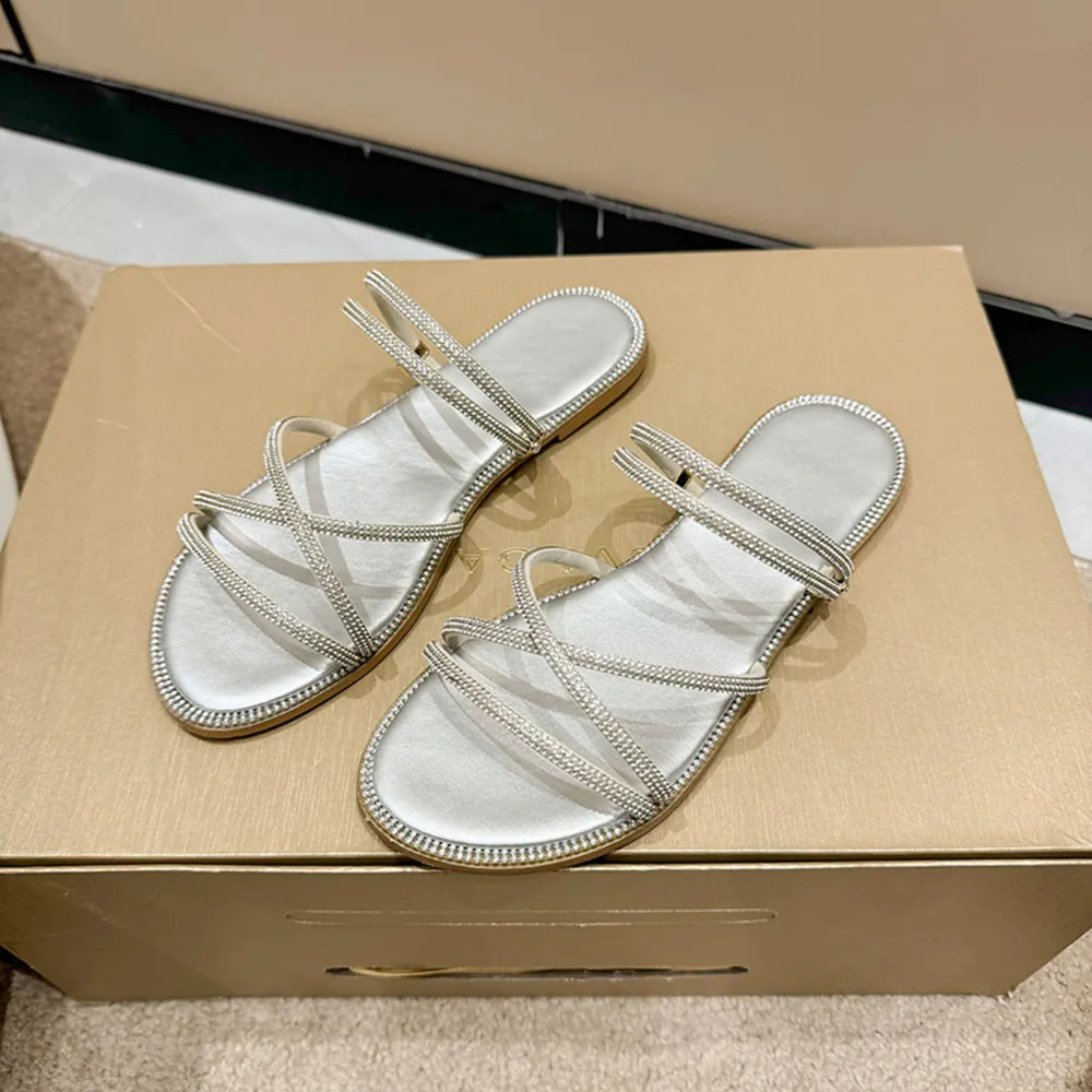 Open Toe Flats Sandals, image 17