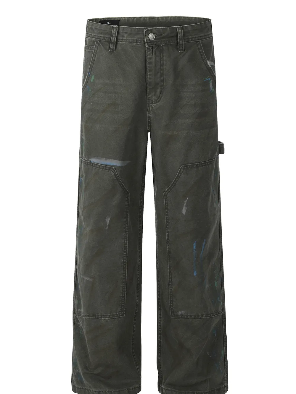 Men's Wide Leg Cargo Jeans