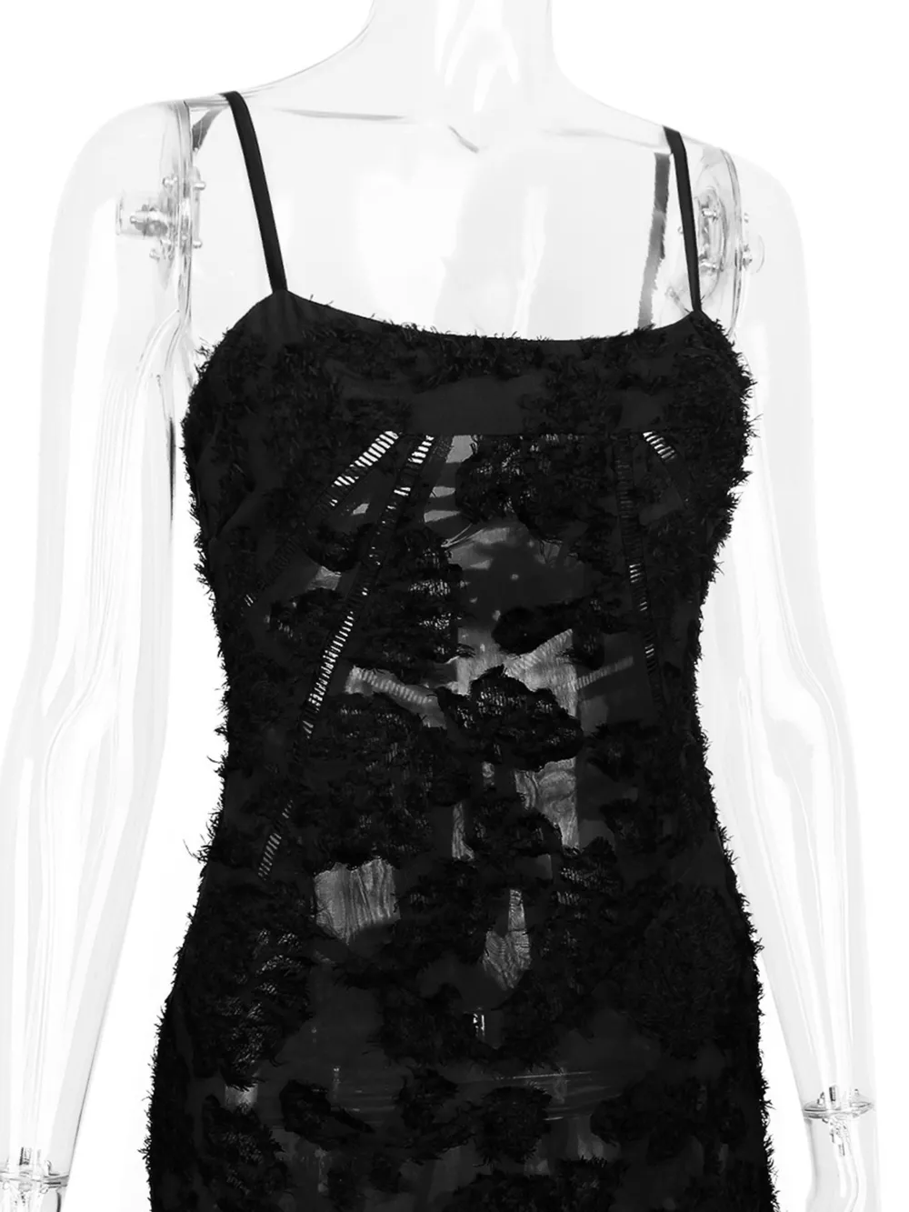 Lace Spaghetti Strap Maxi Dress, image 13