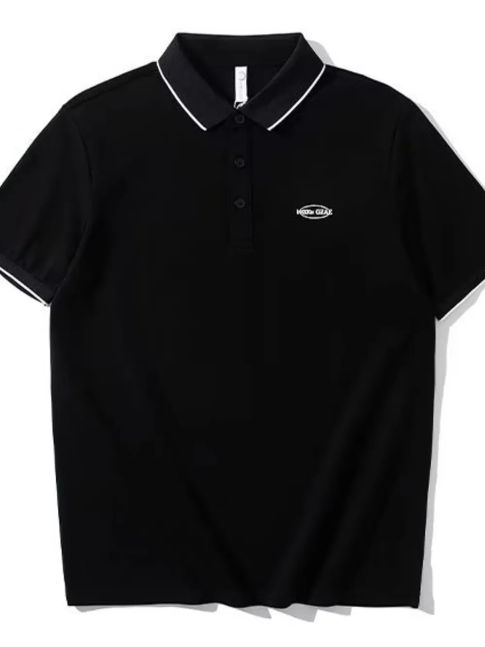 Men's Contrast Trim Short Sleeve Polo