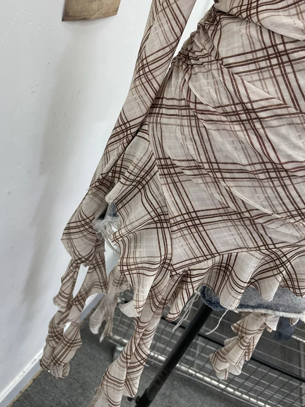 Off-Shoulder Ruffle Hem Top, image 11