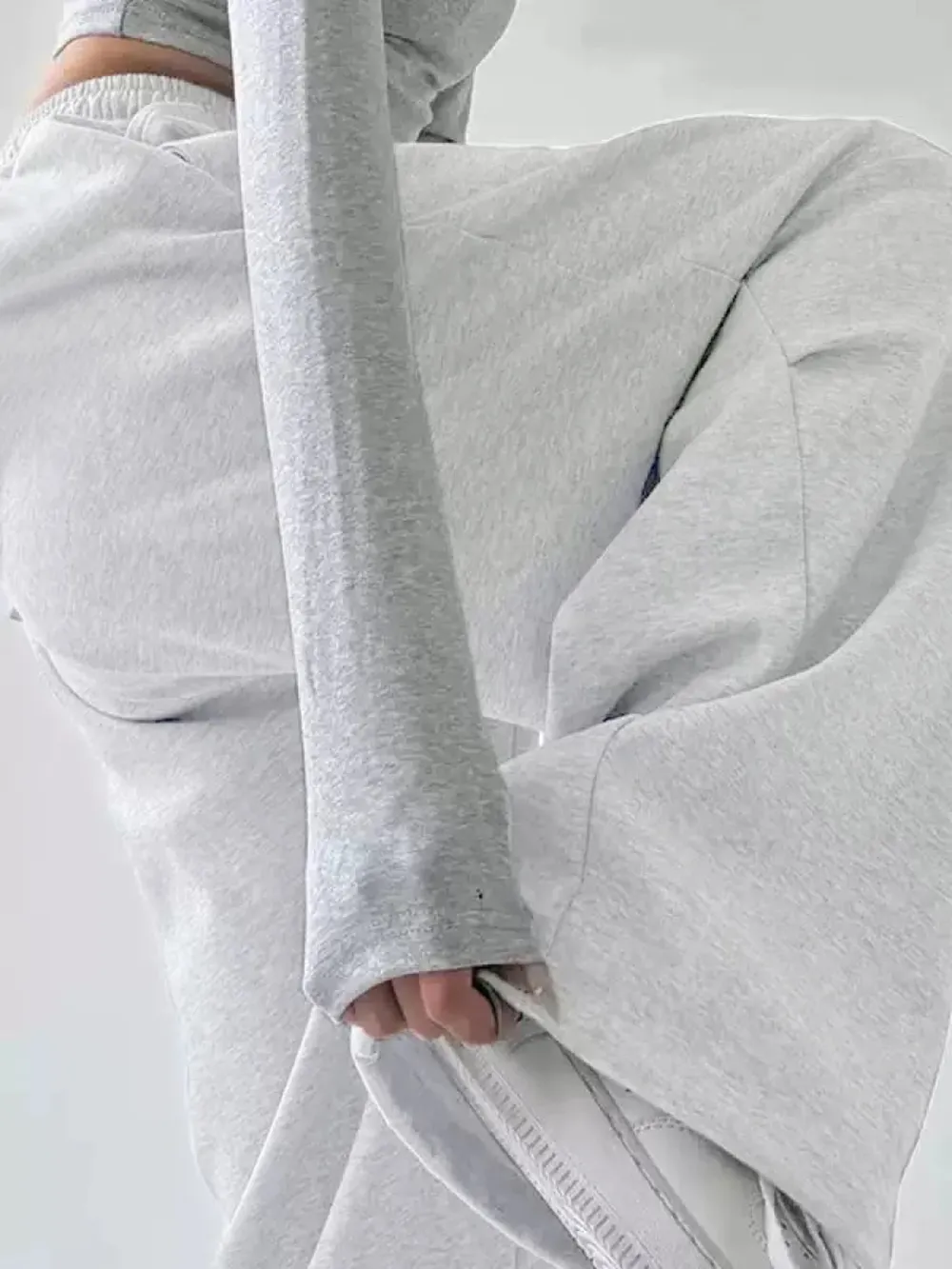 Oversized Wide Leg Drawstring Pants, image 6
