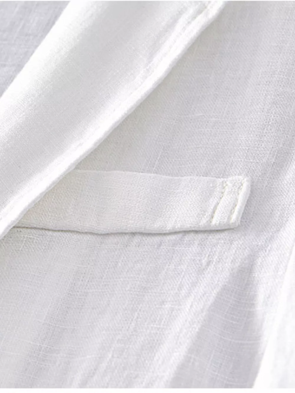 Men's Plus Size Lapel Collar Button Up Blazer, image 3