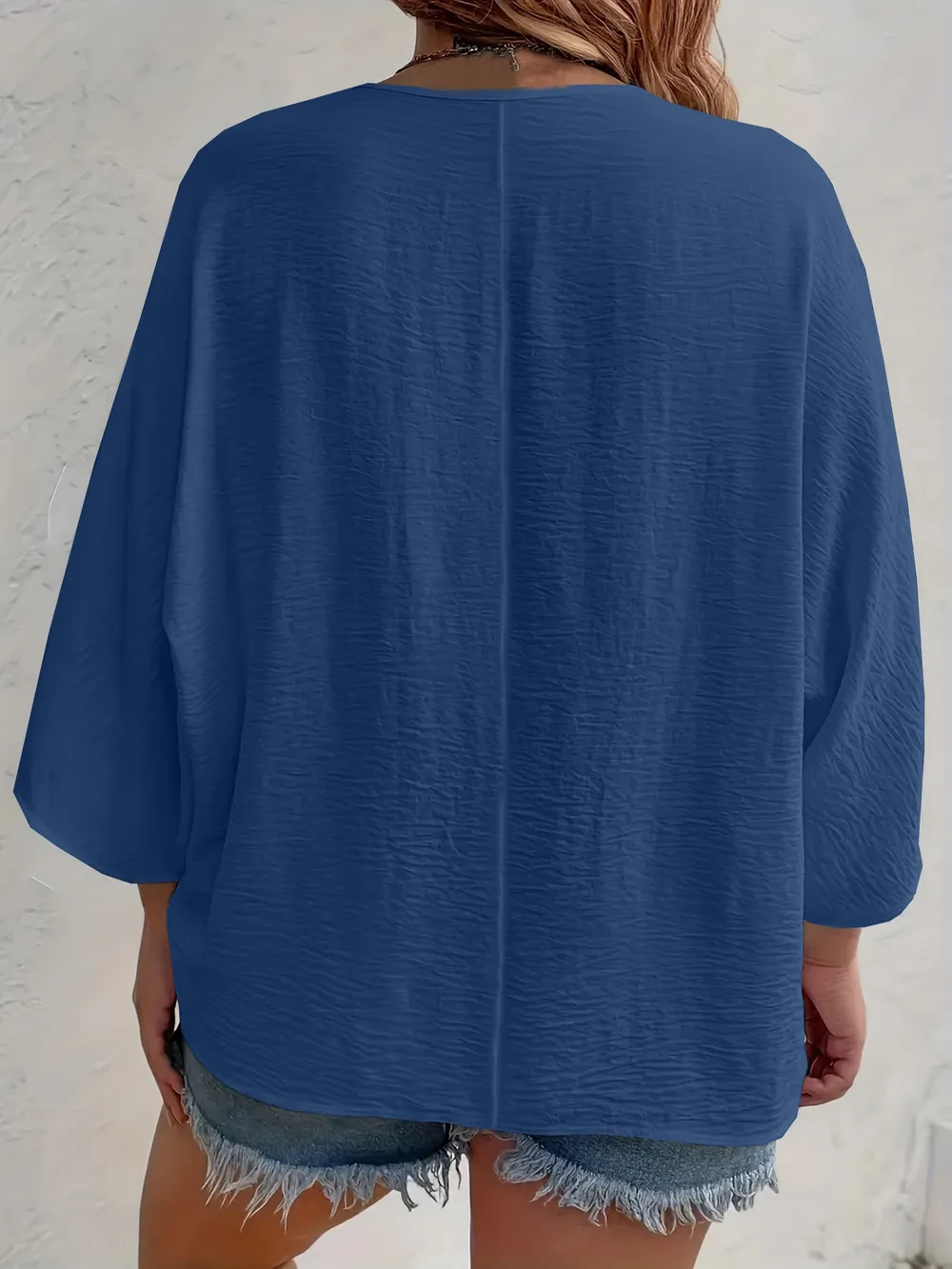 Full Size V-Neck Button Down Shirt Plus Size, image 16