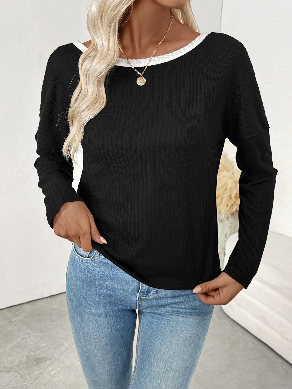 Tie Back Long Sleeve Top, image 9