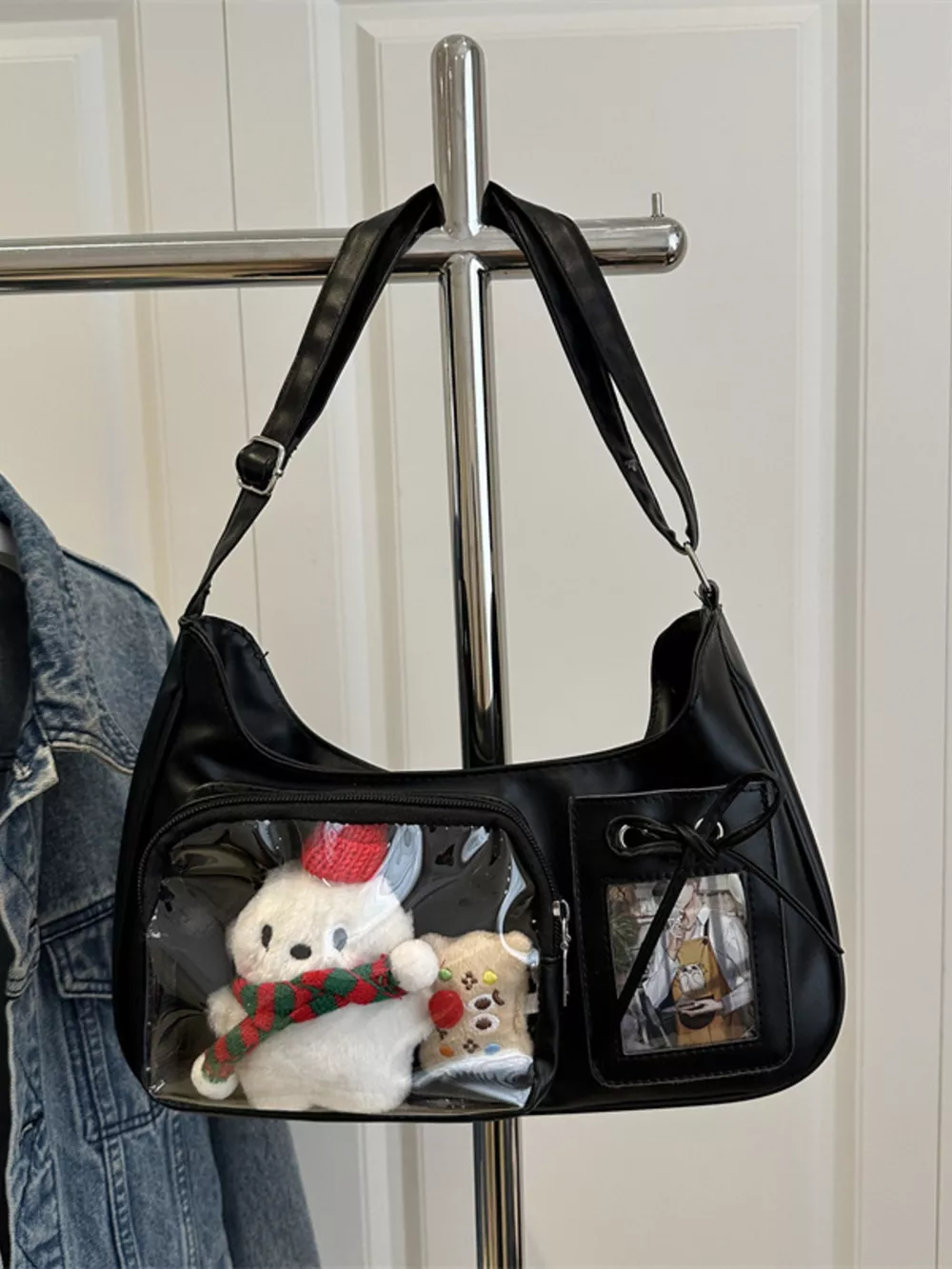 Clear Pocket Crossbody Bag, image 2
