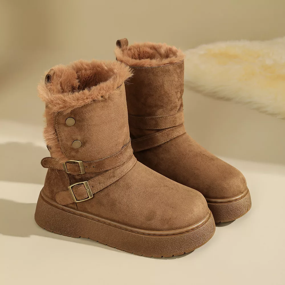Round Toe Platform Boots, image 6