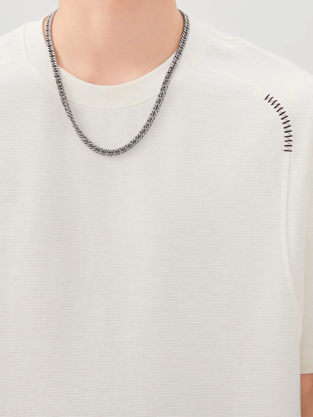 Men's Plus Size Round Neck Half Sleeve T-Shirt, image 3