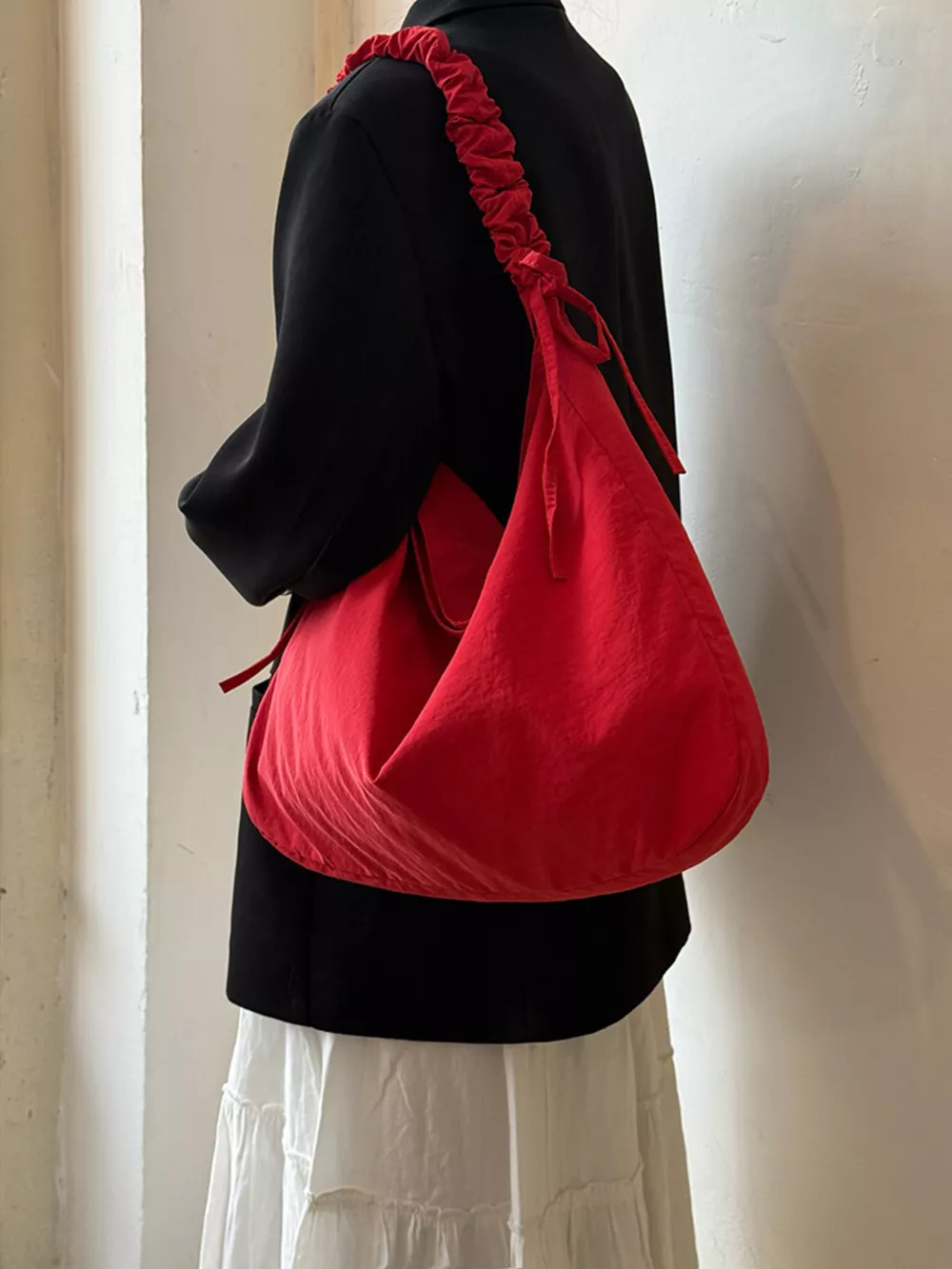 Ruched Handle Crossbody Bag, image 4