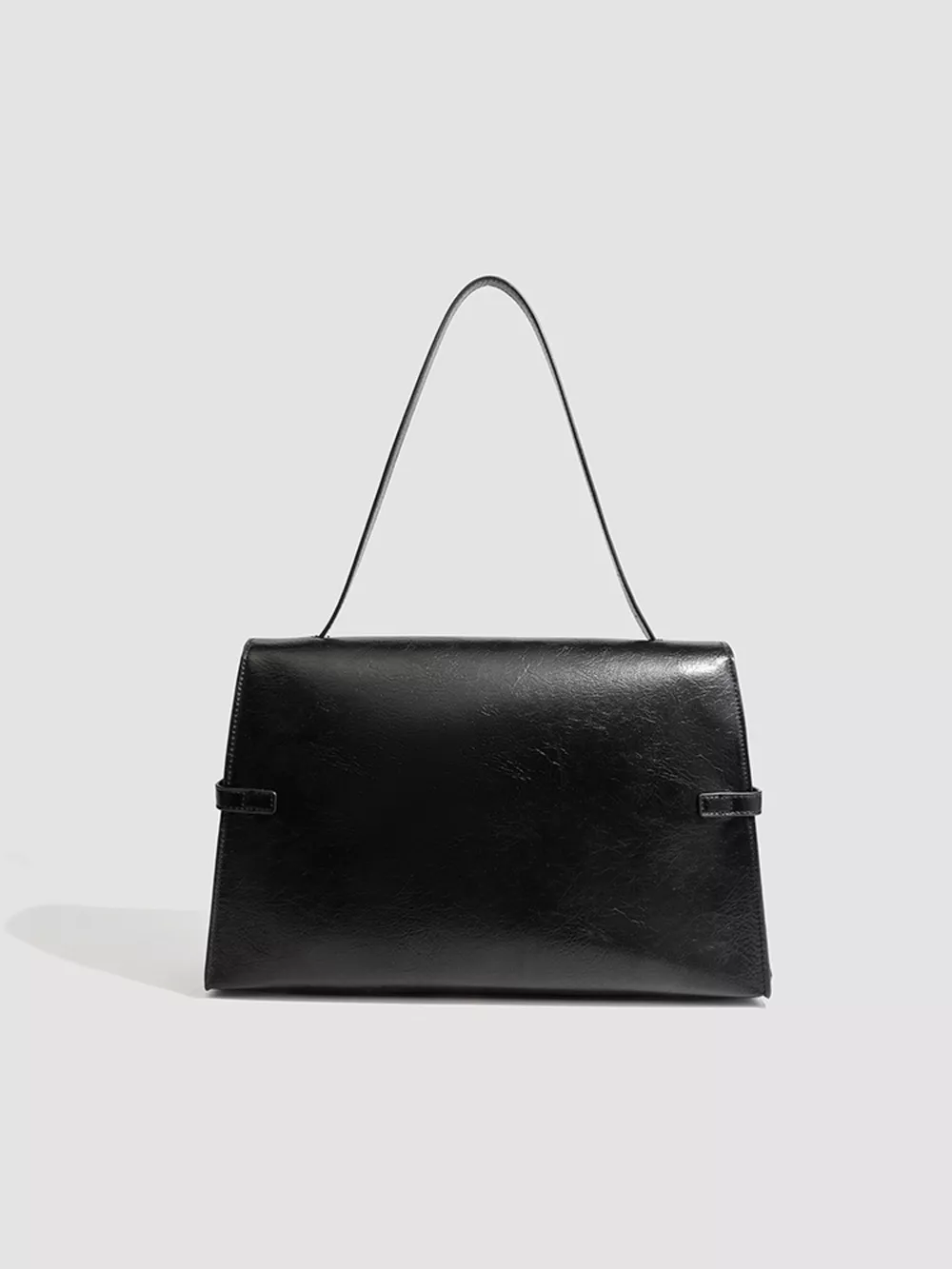 Buckle Leather Shoulder Bag, image 5