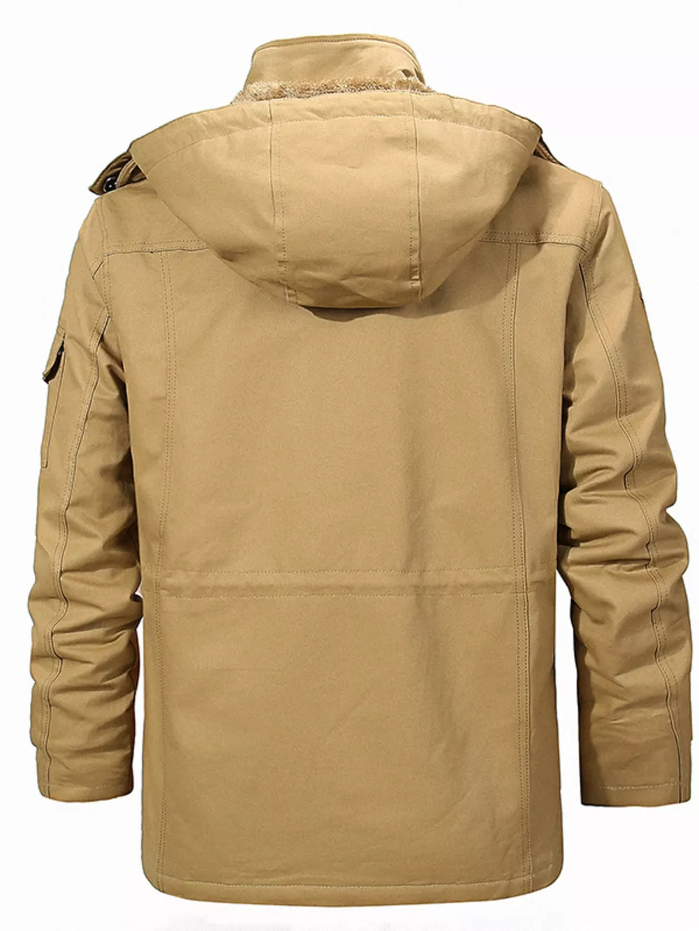 Men's Full Size Zip Up Fleece Lined Jacket Plus Size, image 5