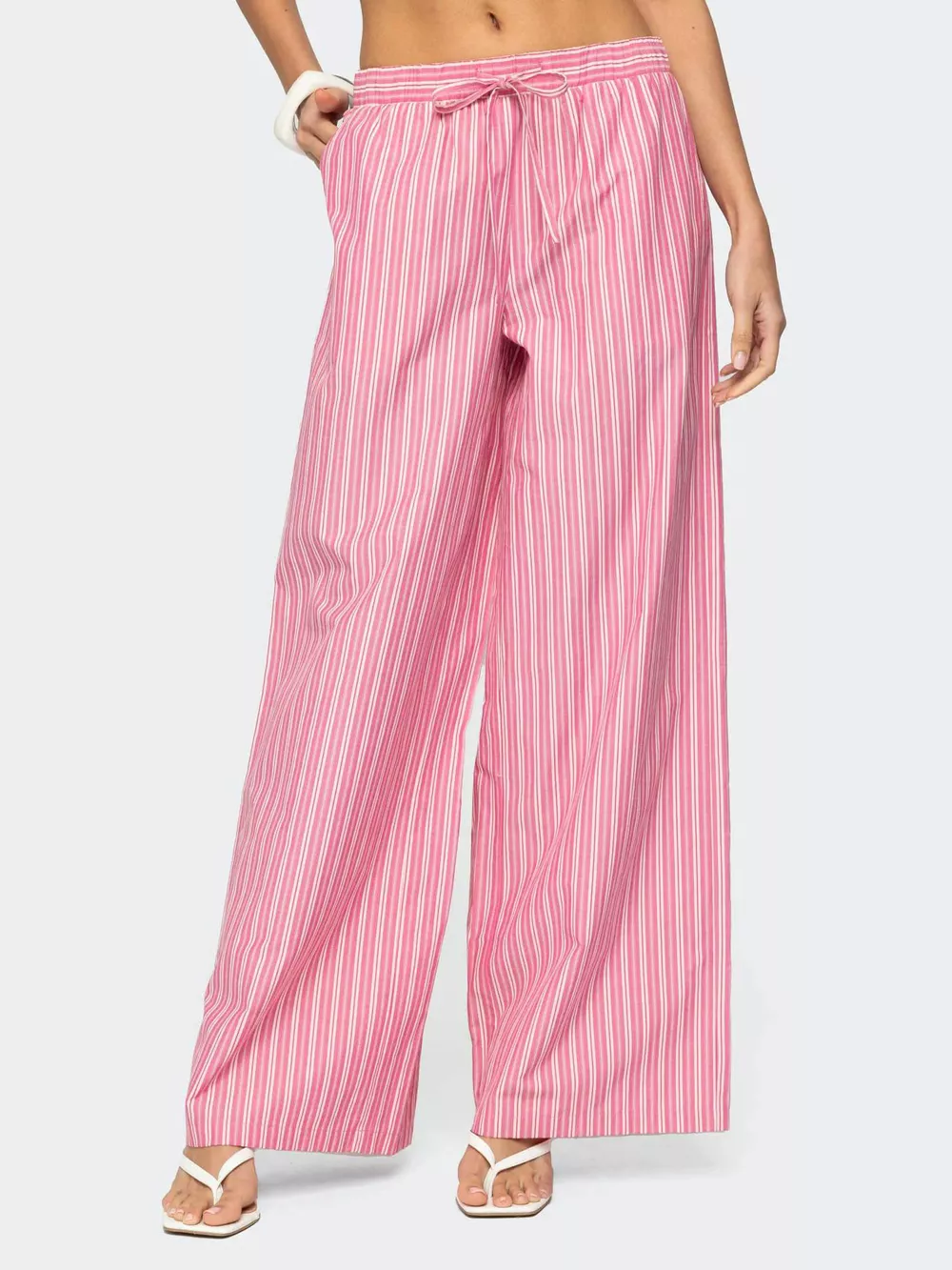 Striped Wide Leg Pants, image 5