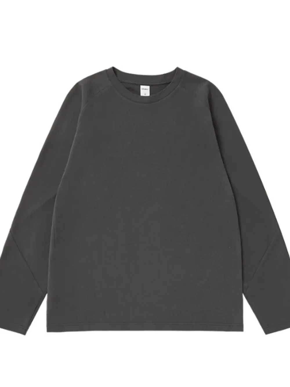 Men's Oversized Round Neck Long Sleeve T-Shirt, image 7