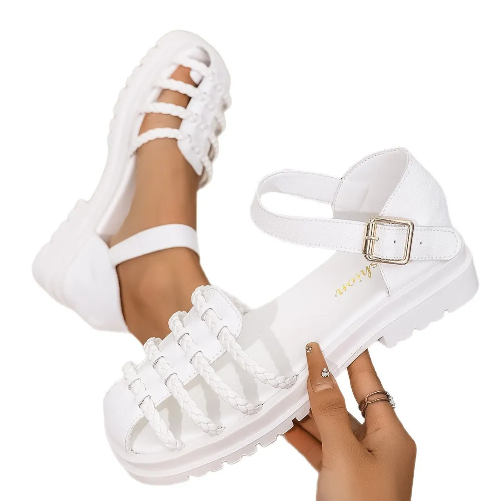 Braided Ankle Strap Sandals, image 18