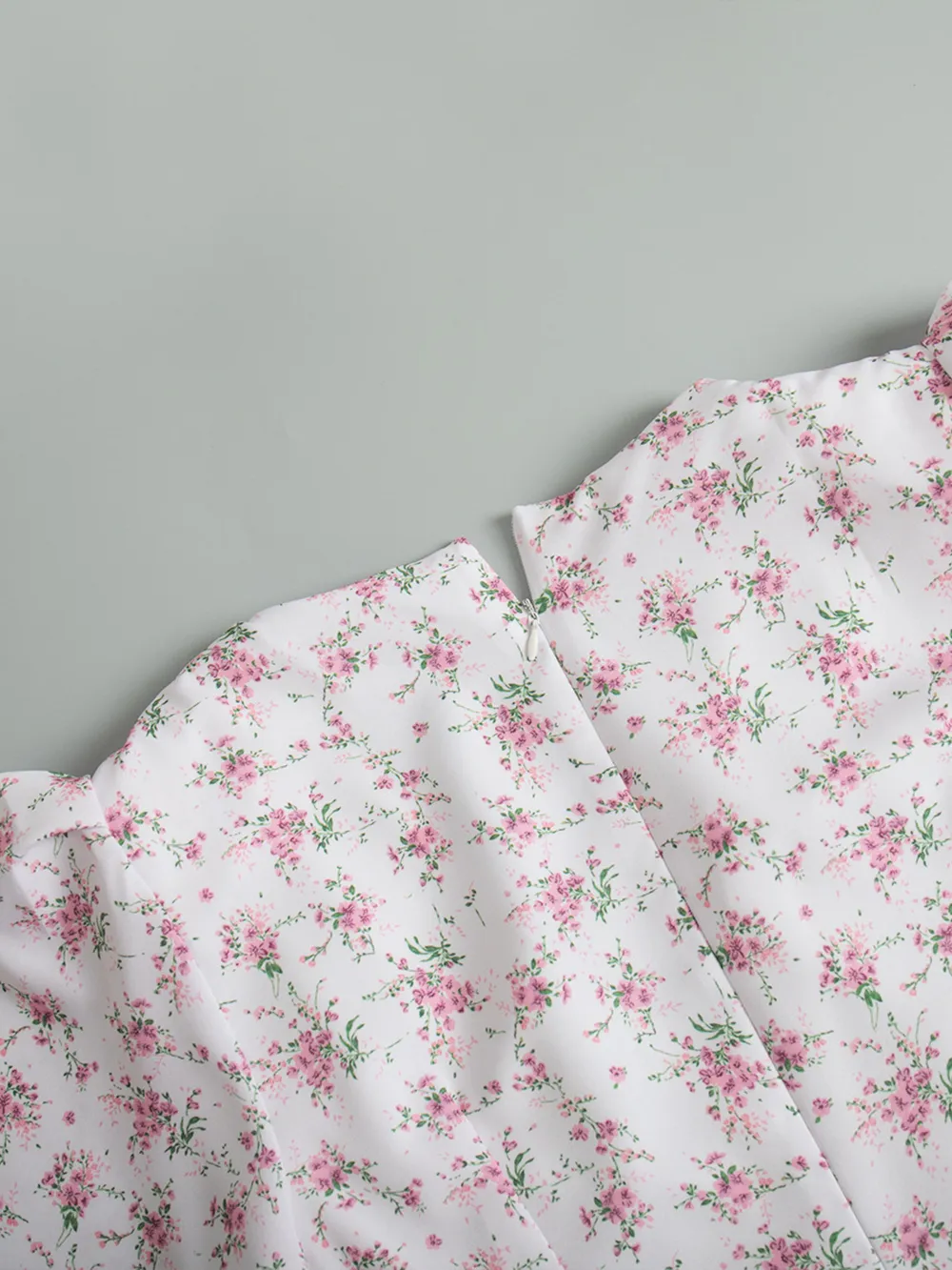 Floral Print Short Sleeve Dress, image 10