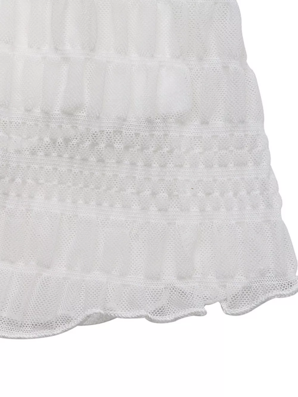 Smocked Deep V-Neck Sleeveless Dress, image 7