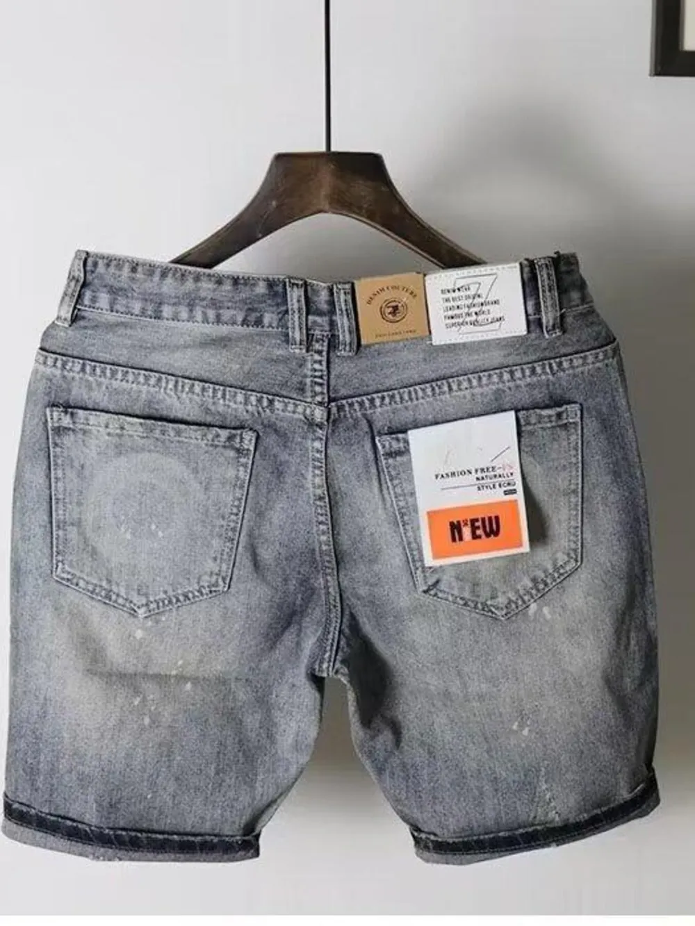 Men's Pocketed Denim Shorts, image 2
