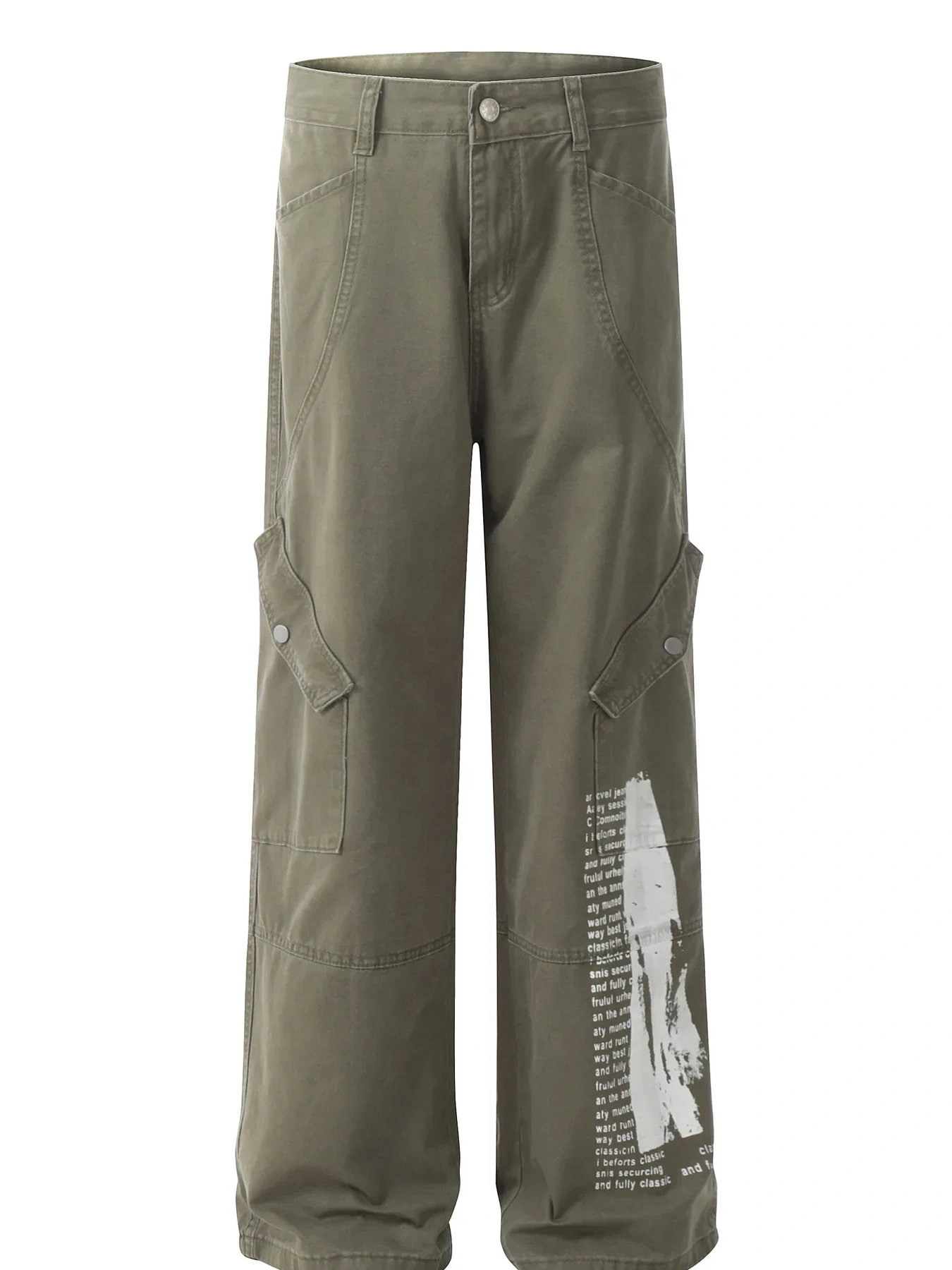 Men's Printed Cargo Pants, image 2