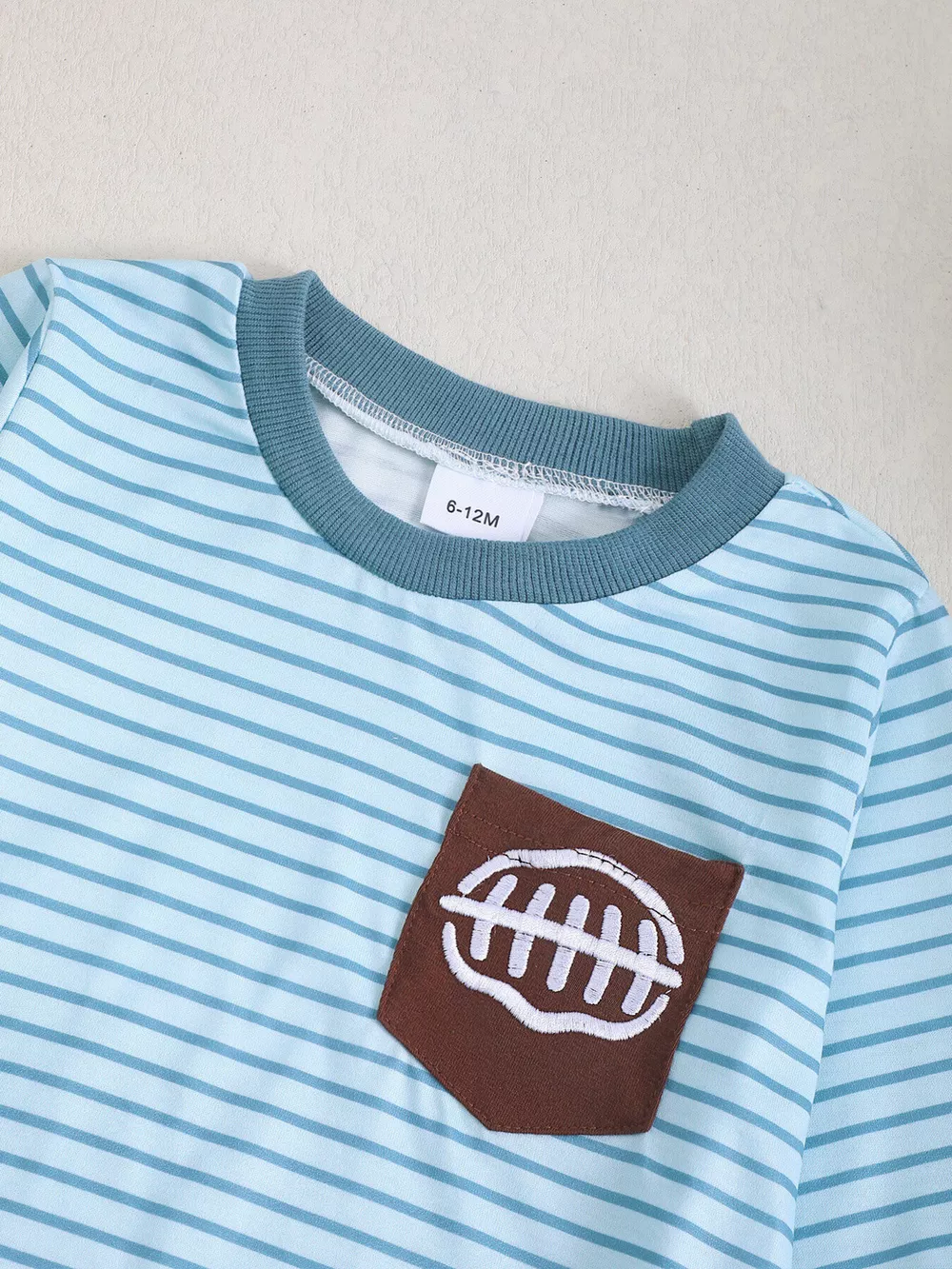 Children's Striped Long-Sleeve One-Piece, image 3