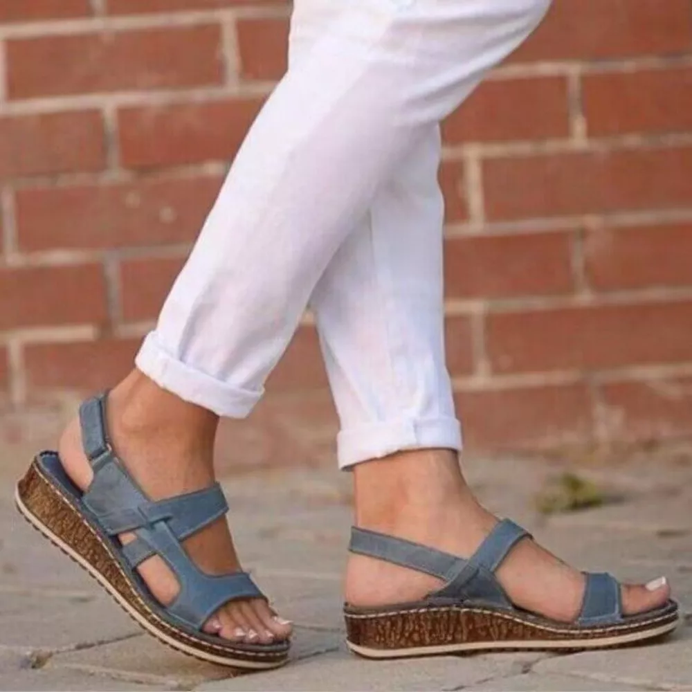 Open Toe Wedge Sandals, image 3