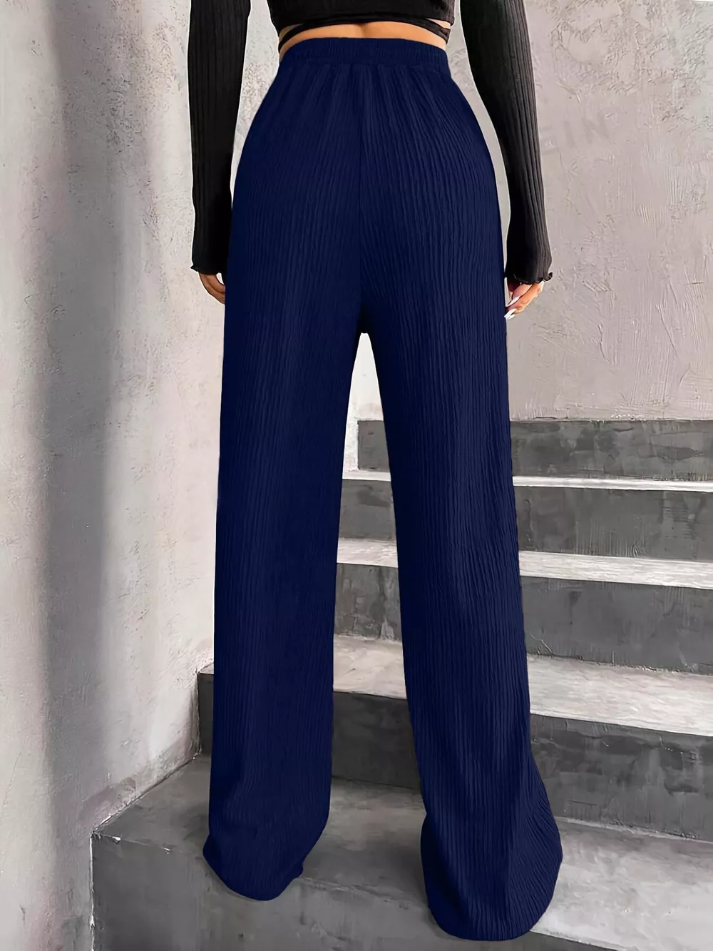 Drawstring Wide Leg Pants, image 17