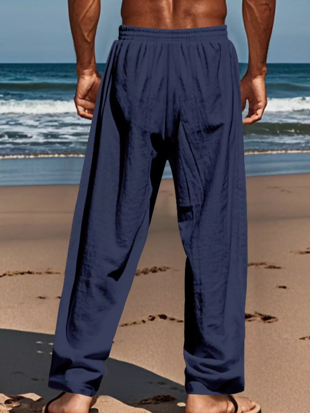 Men's Full Size Button-Fly Drawstring Pants Plus Size, image 11
