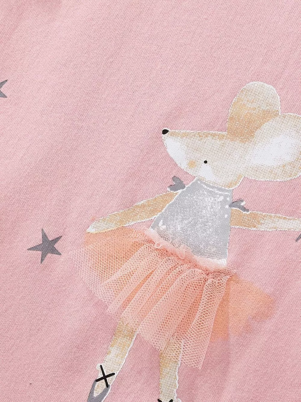 Children's Mouse Ballerina Round Neck Tee, image 4