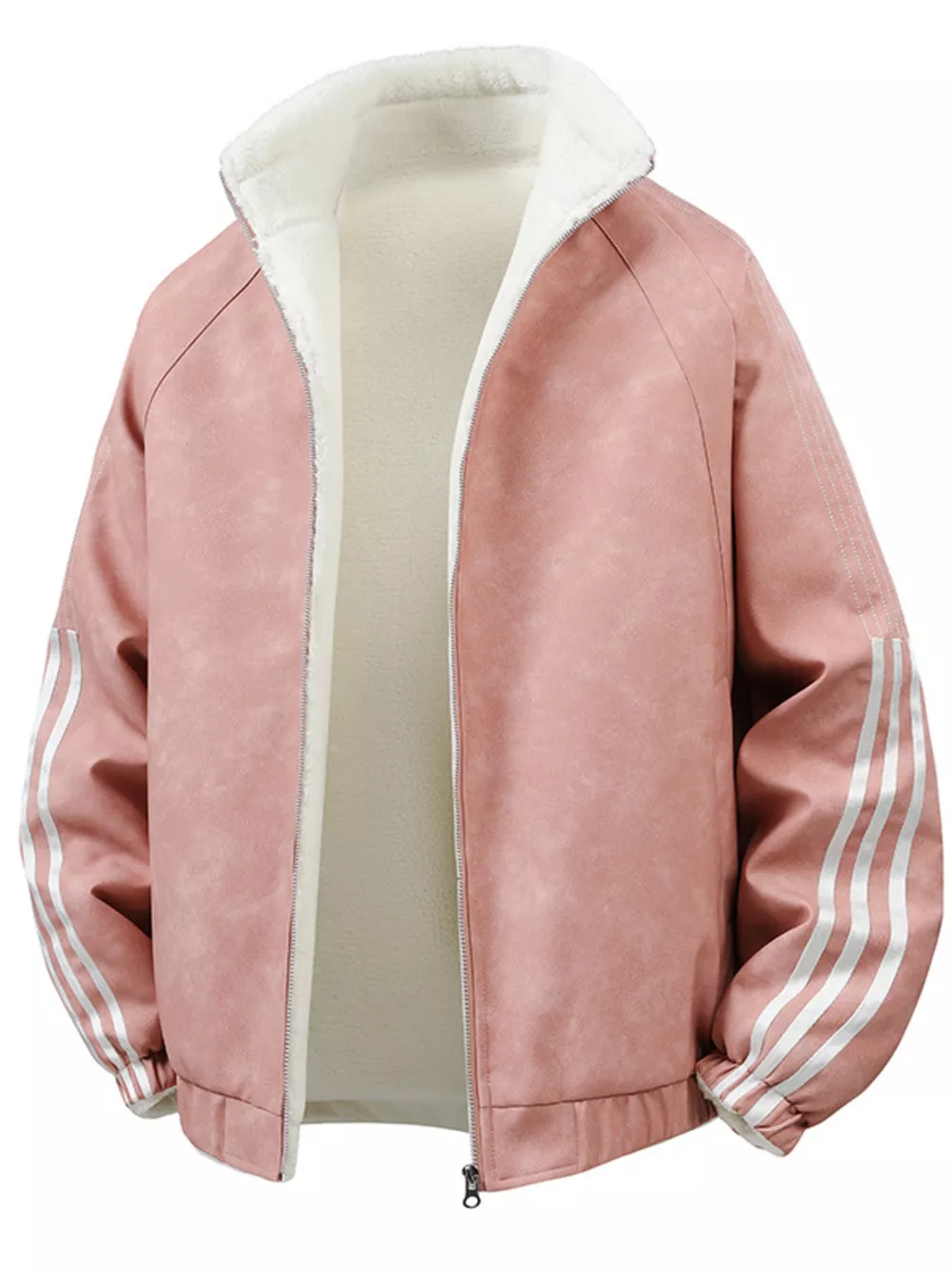 Men's Fleece Lined Zip Up Jacket, image 3