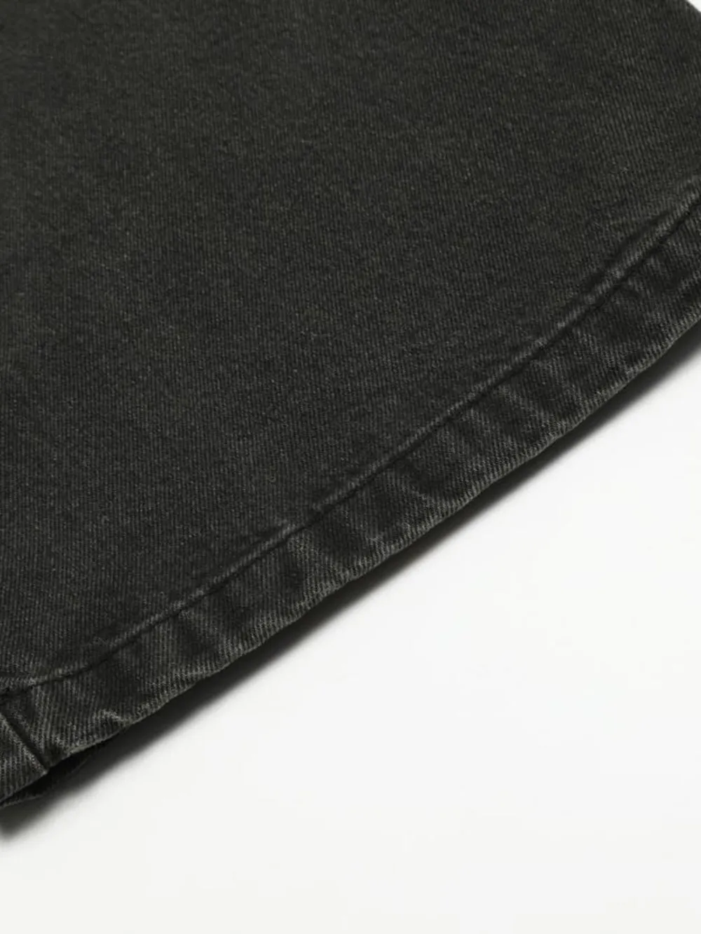 Men's Washed Wide-Leg Baggy Jeans, image 12