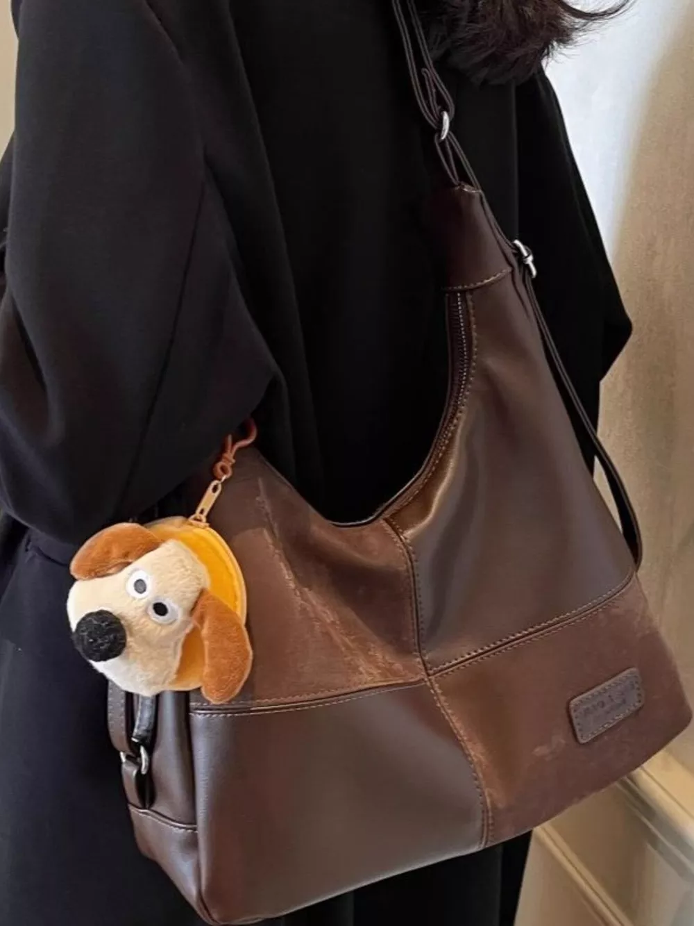 Vintage Style Hobo Shoulder Bag, image 5