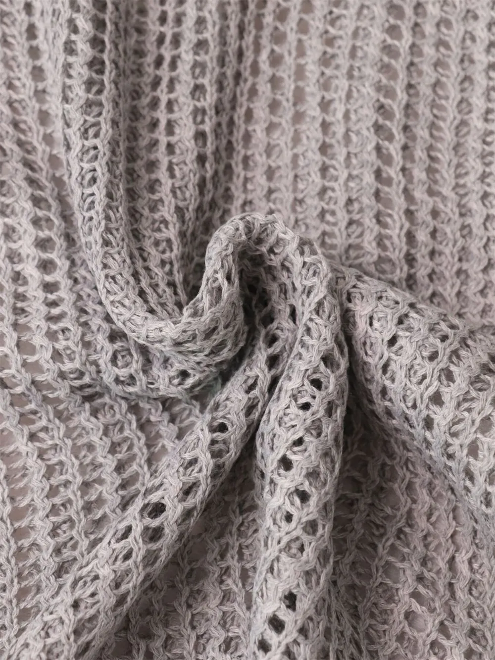 Openwork Relaxed Fit Knit Cover Up, image 13