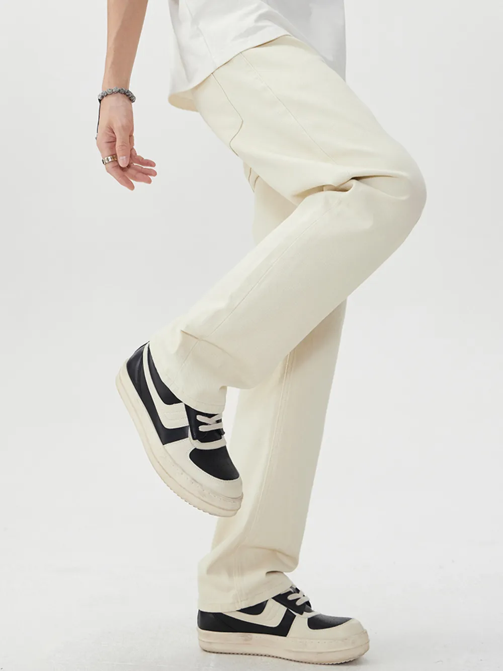 Men's Wide Leg Jeans, image 4