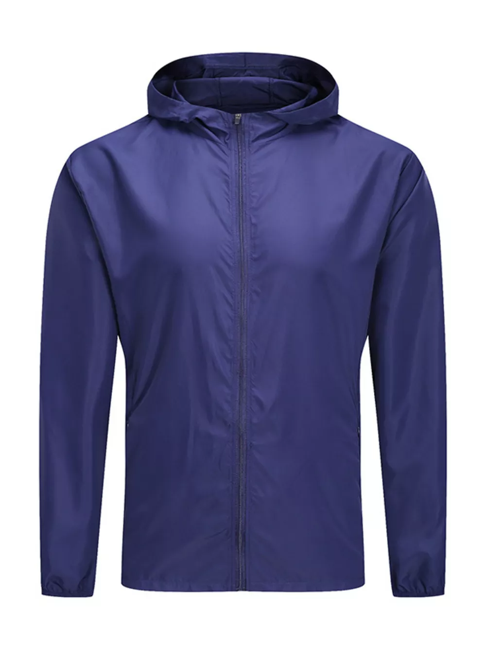 Men's Plus Size Zip Up Long Sleeve Hooded Jacket