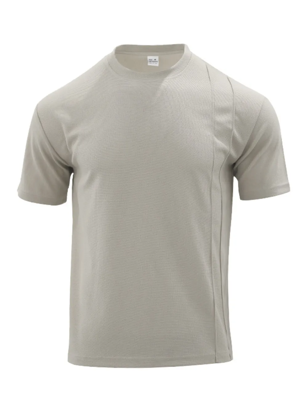 Men's Full Size Round Neck Tee and Shorts Set Plus Size, image 3