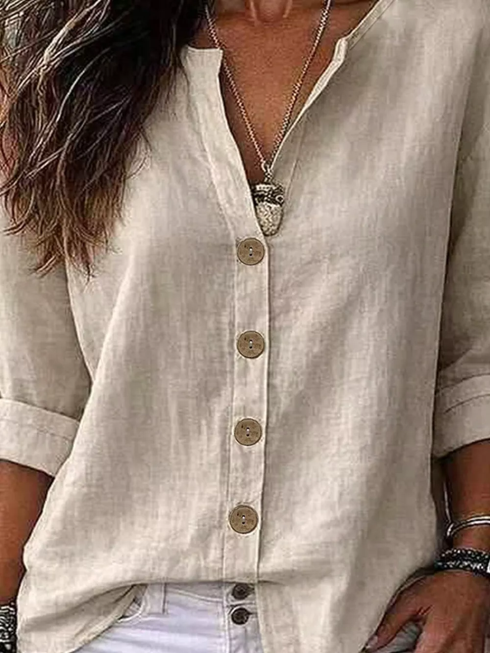 Button Up Long Sleeve Shirt, image 2