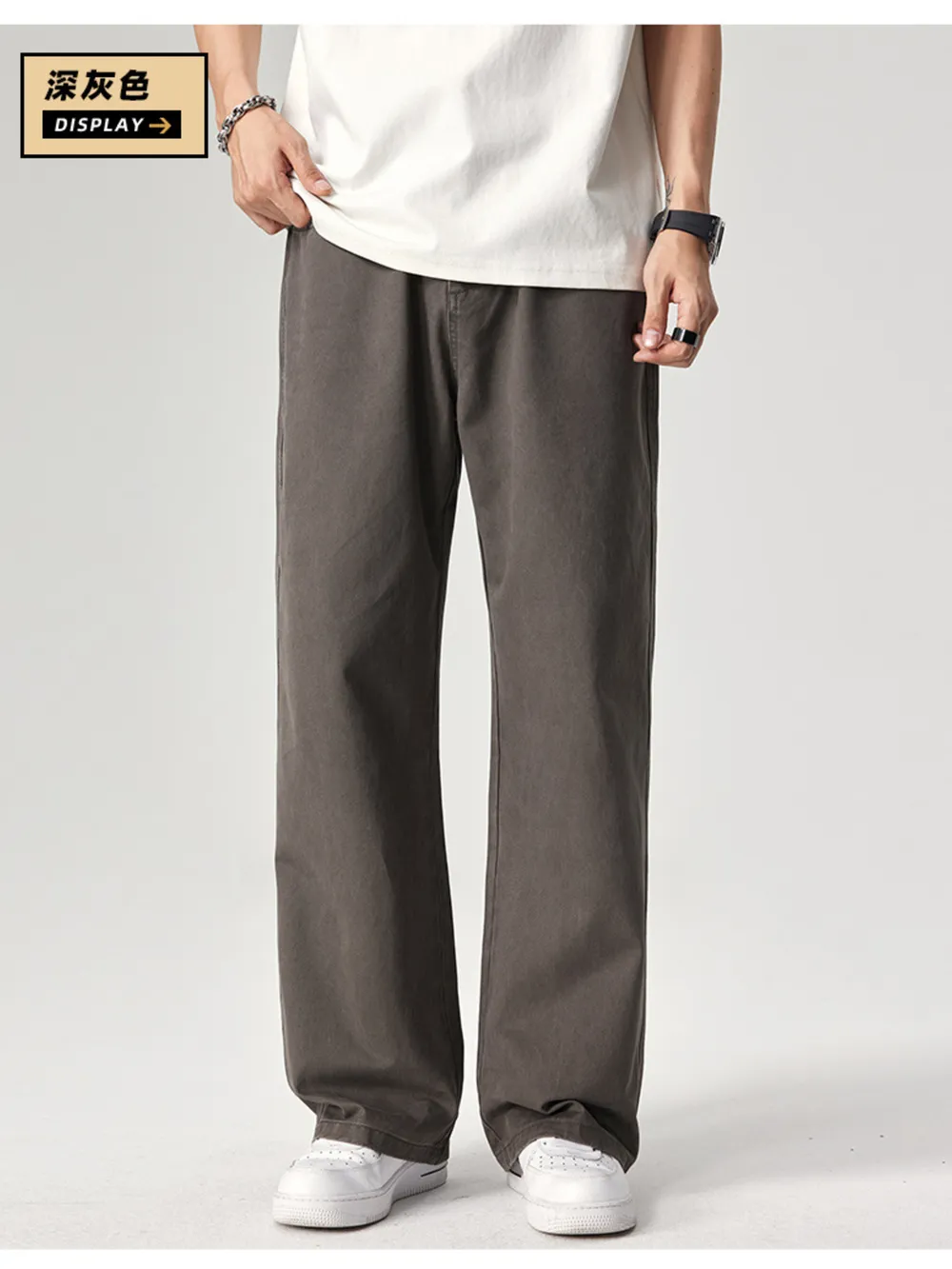 Men's Plus Size Wide Leg Pants, image 15