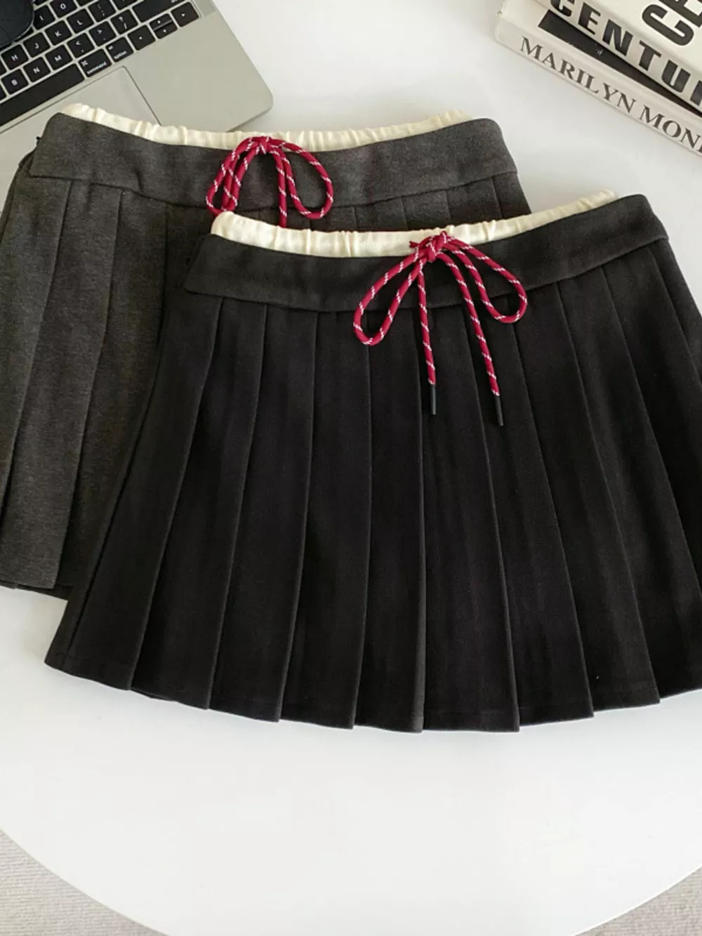 Pleated Mini Skirt