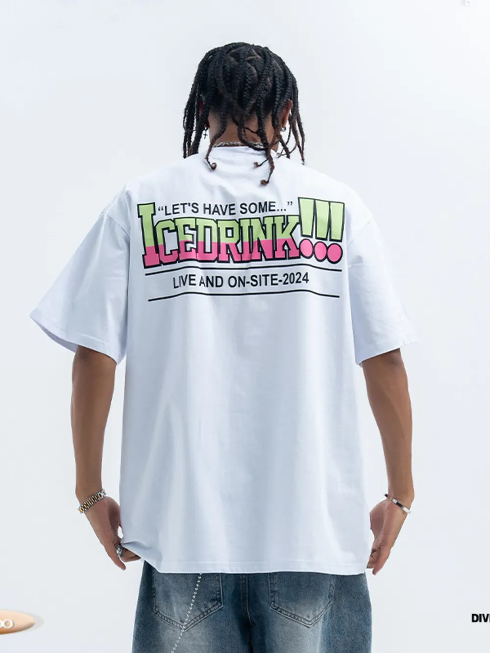Men's Graphic Round Neck Relaxed Fit T-Shirt, image 6