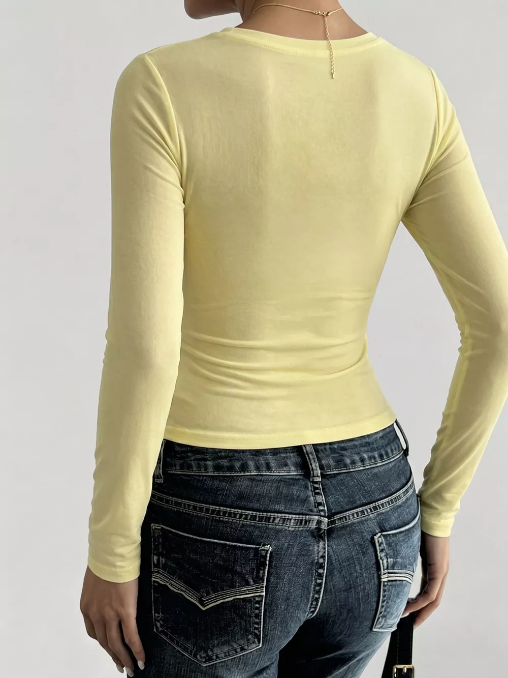 Slim Fit Long Sleeve T-Shirt, image 5
