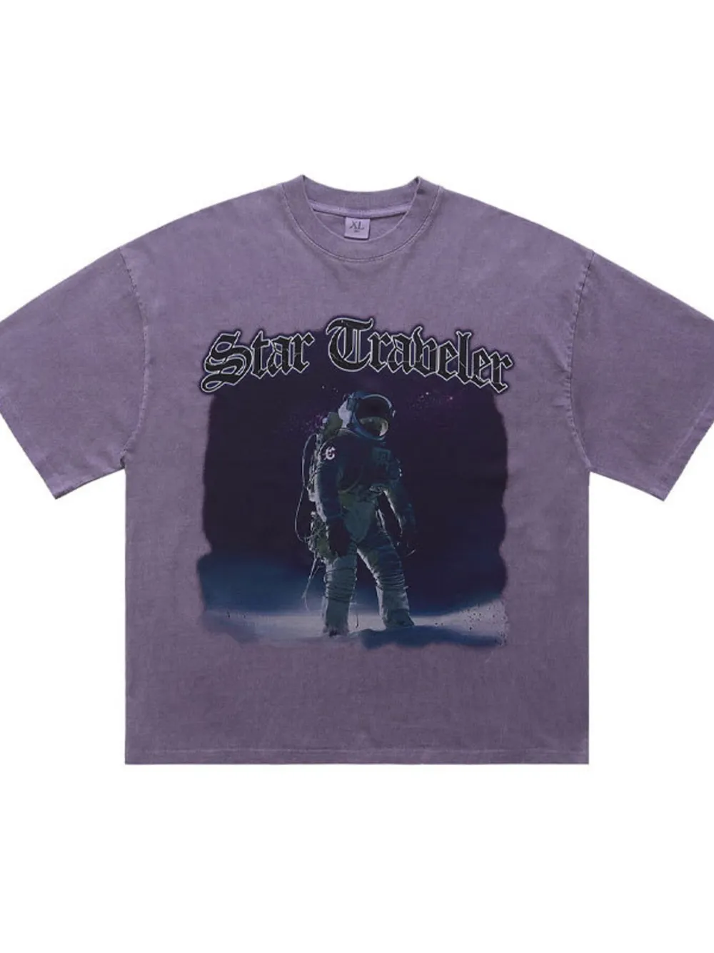 Men's Star Traveler Graphic Oversized T-Shirt, image 5