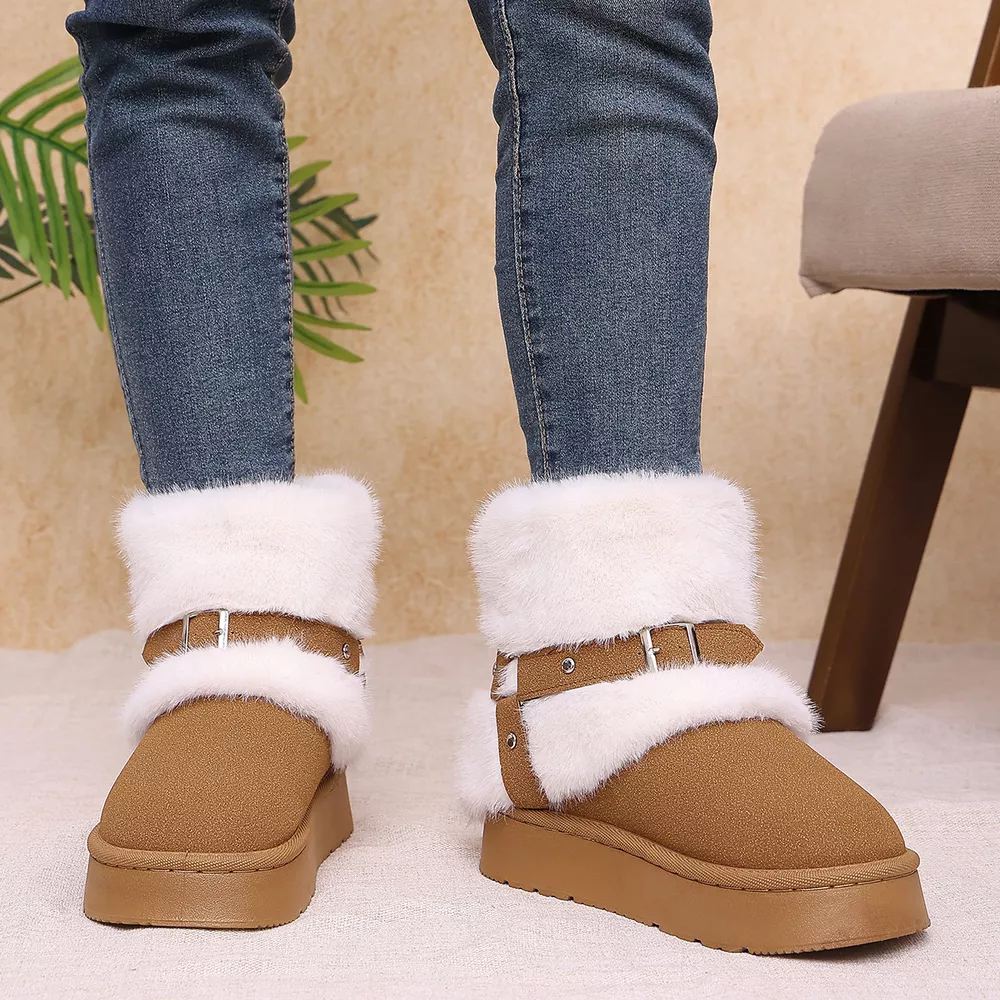 Round Toe Platform Boots, image 6