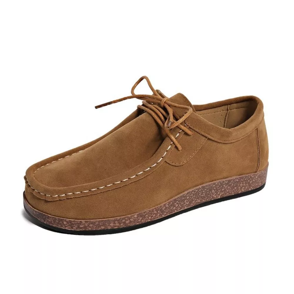 Round Toe Lace Up Loafers, image 5