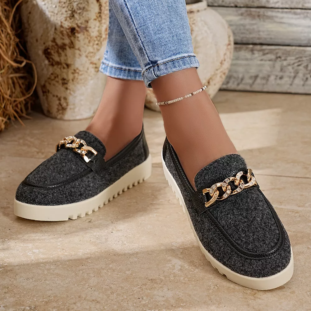 Round Toe Platform Slip-Ons, image 7